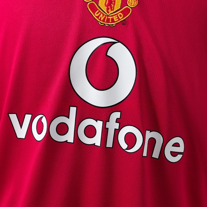 Man United Jersey 2004/06 Home Retro Kit Long Sleeves