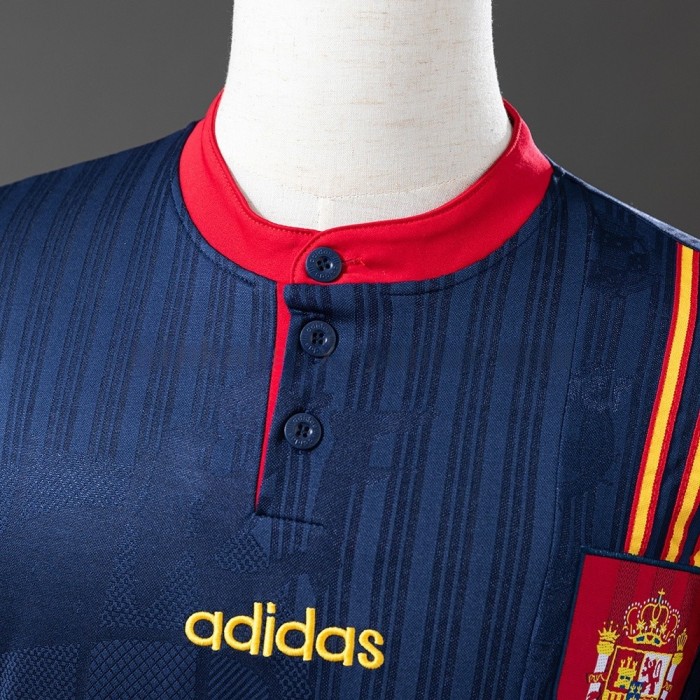 Spain Jersey 1996 Away Retro Football Kit