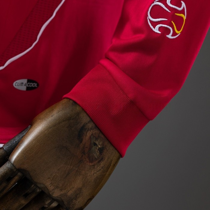 Liver Jersey 2006-07 Home Retro Football Kit Long Sleeves