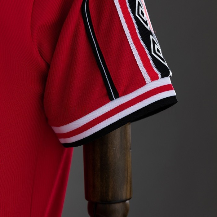Man United Jersey1998-99 Home Retro Football Kit