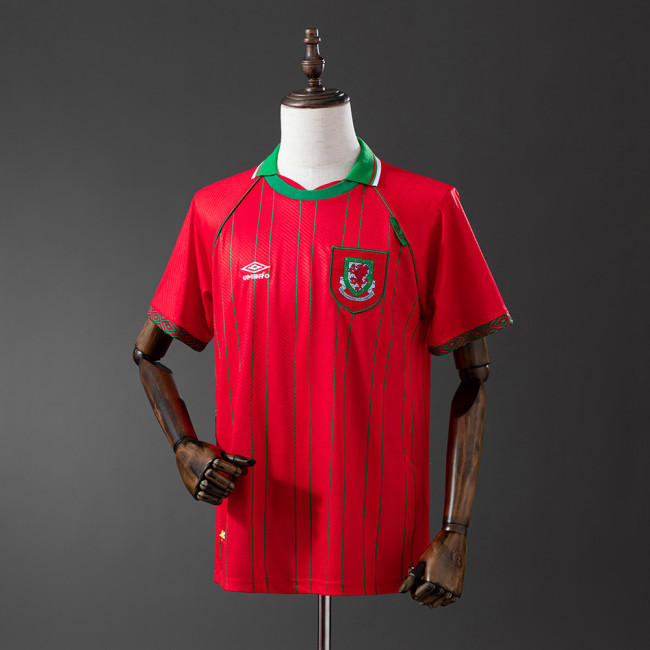 Wales Jersey 1994 Home Retro Football Kit