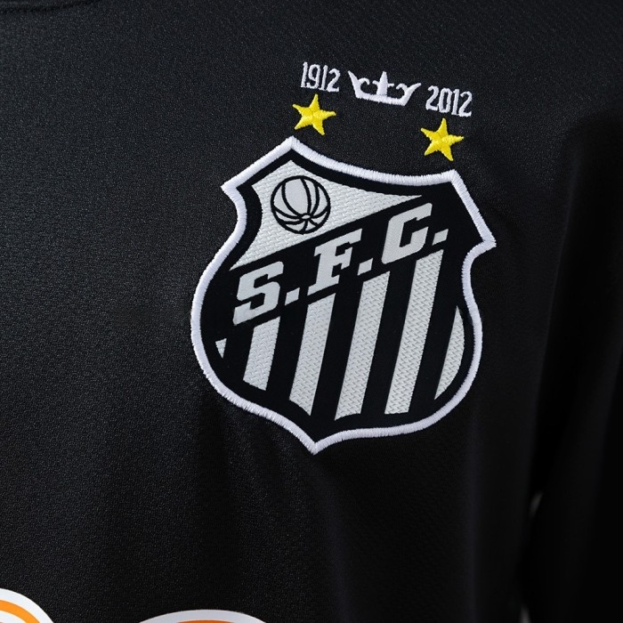 Santos Jersey 2012/13 Black Retro Football Kit