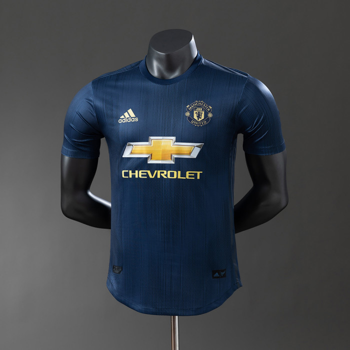 Man United Jersey 2018-19 Third Retro Football Kit Player Version