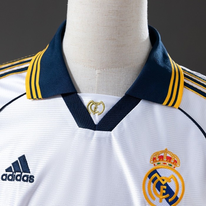 Real Madrid Jersey 1998-00 Home Retro Football Kit