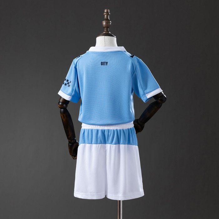 Kids Manchester City Jersey 25/26 Home Football Kit