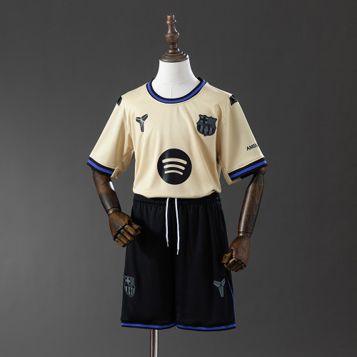 Kids Barcelona Jersey 25/26 Away Football Kit