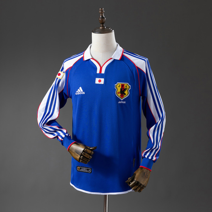 Japan Jersey 2000 Home Retro Football Kit Long Sleeves