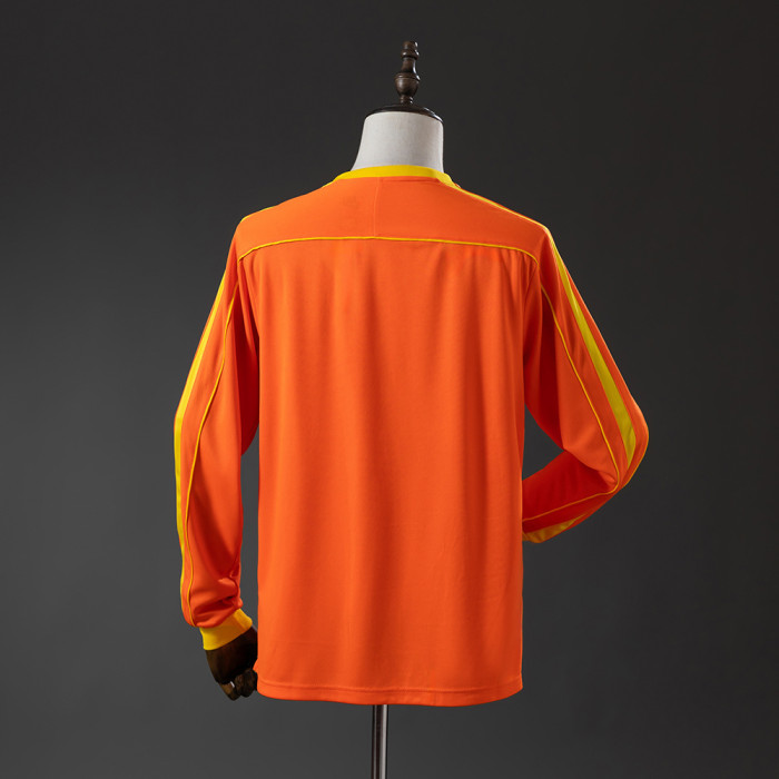 Brazil Jersey 1998 Goalkeeper Retro Football Kit Long Sleeves