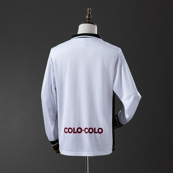 Colo Colo Jersey 1997-98 Home Retro Football Kit Long Sleeves