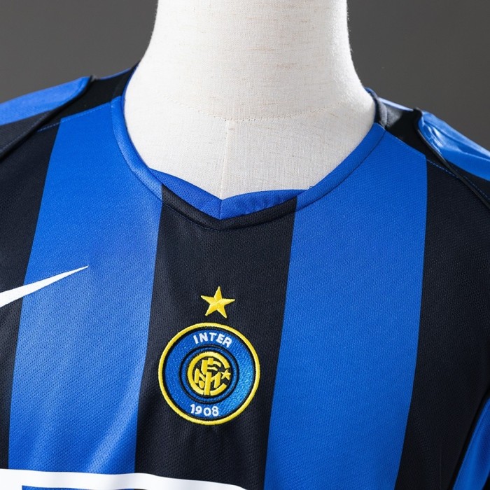 Inter Milan Jersey 2004-05 Home Retro Football Kit