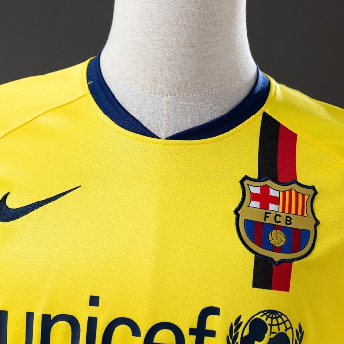Barcelona Jersey 2008-09 Away Retro Football Kit Long Sleeves