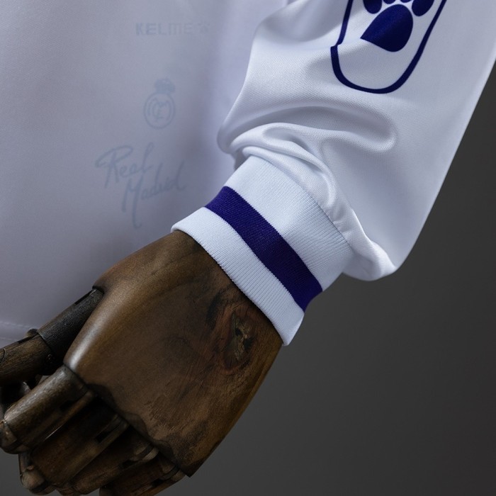Real Madrid Jersey 1994/96 Home Retro Football Kit Long Sleeves