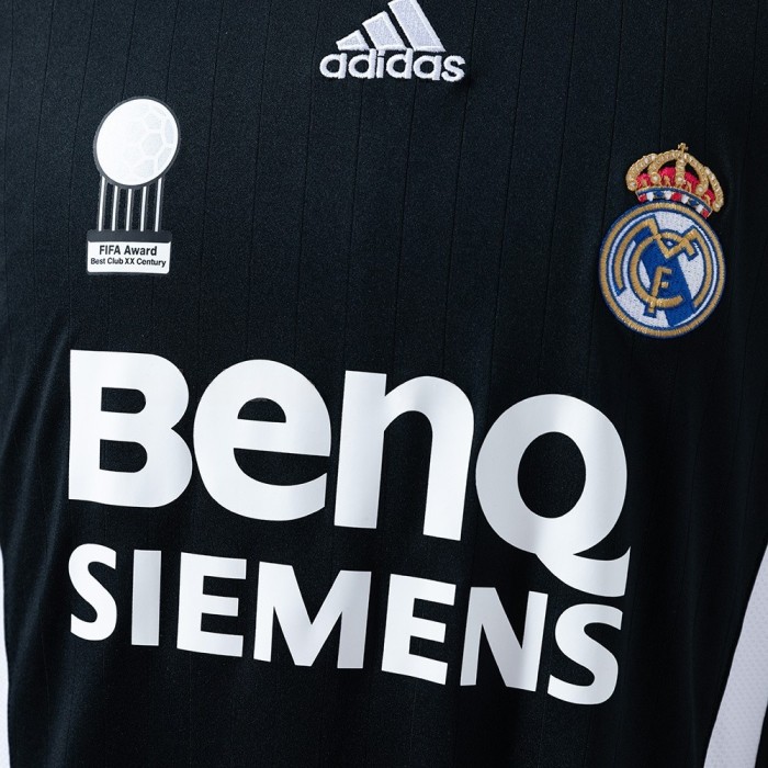 Real Madrid Jersey 2006/07 Third Retro Football Kit Long Sleeves