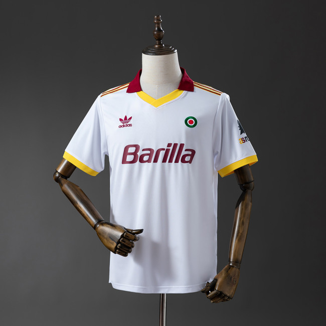 Rome Jersey 1991-92 Away Retro Football Kit