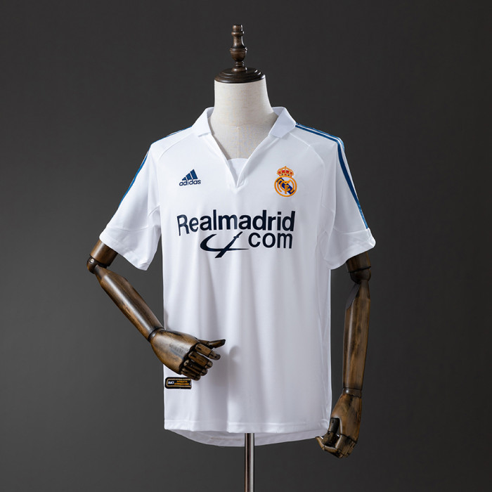 Real Madrid Jersey 2001-02 Retro Home Football Kit