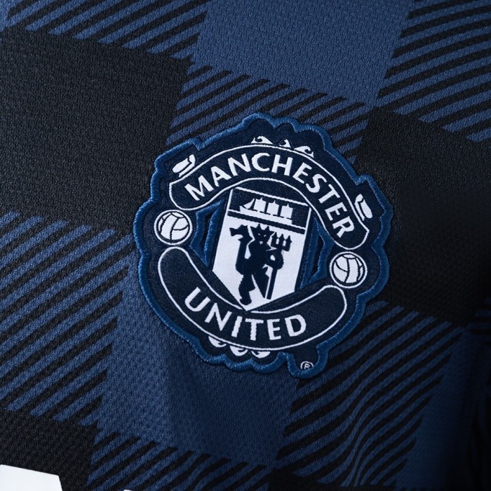 Man United Jersey 2013-14 Away Retro Football Kit Long Sleeves