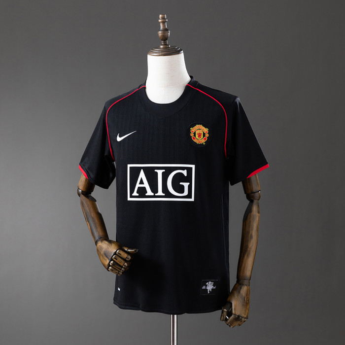 Man United Jersey 2007/08 Away Retro Football Kit