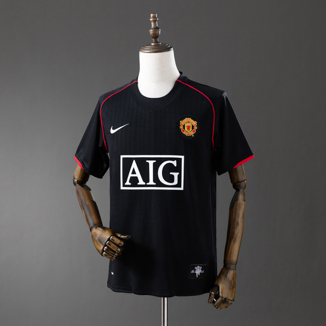 Man United Jersey 2007/08 Away Retro Football Kit