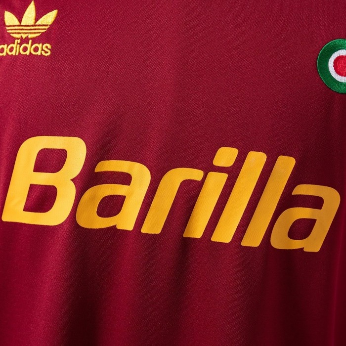 Rome Jersey 1991-92 Home Retro Football Kit