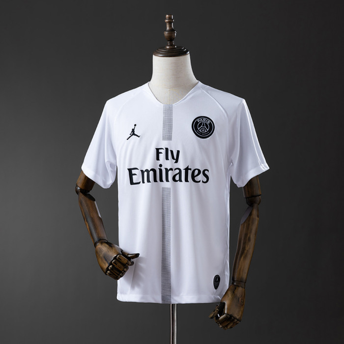 PSG Jersey 2018-19 White Retro Football Kit