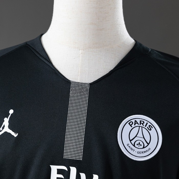 PSG Jersey 2018-19 Black Retro Football Kit