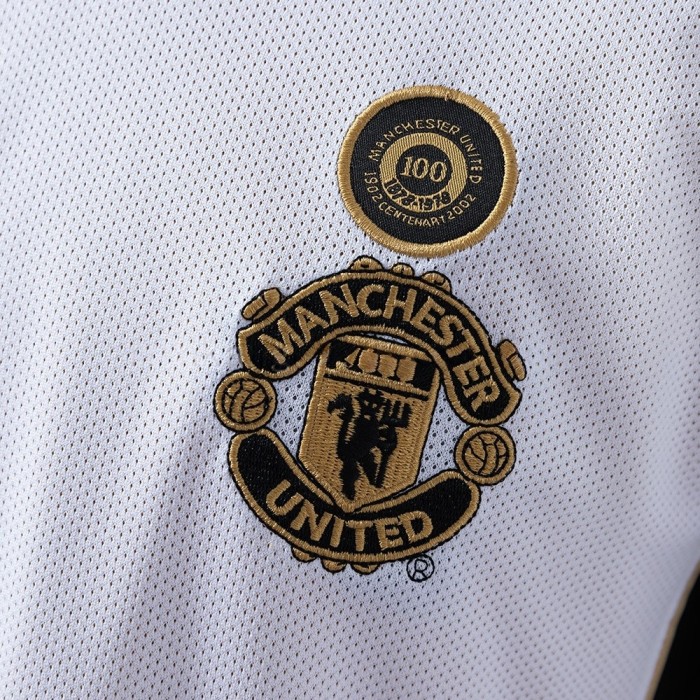 Man United Jersey 2001-02 Double-sided Retro Football Kit
