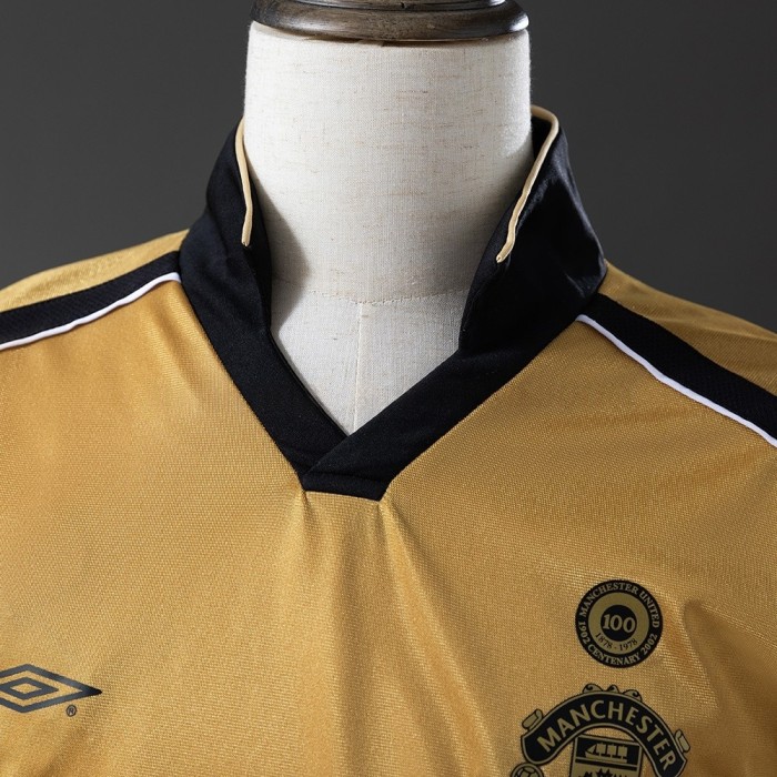 Man United Jersey 2001-02 Double-sided Retro Football Kit