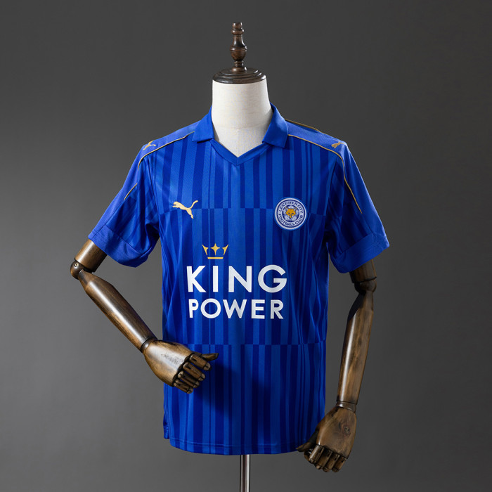 Leicester City Jersey 2016-17 Home Retro Football Kit
