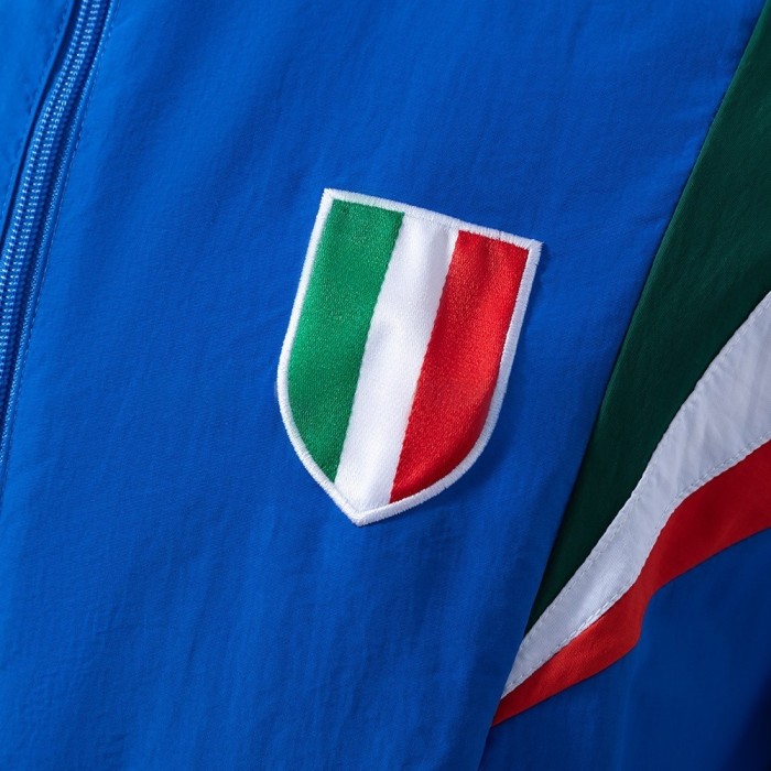 Italy Windbreaker 2025/26 Blue Football Kit
