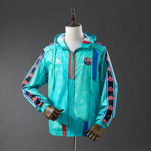 Barcelona Windbreaker 2025/26 Green Football Kit