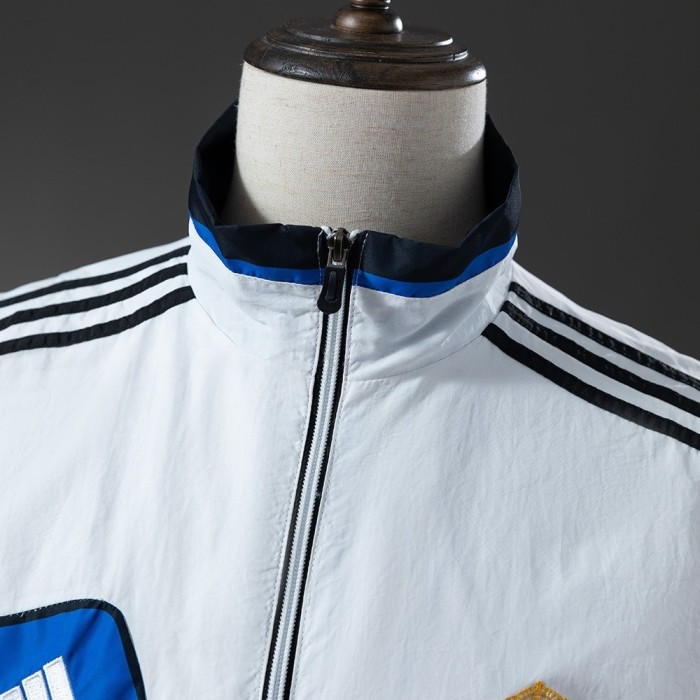 Real Madrid Windbreaker 2025/26 White Football Kit