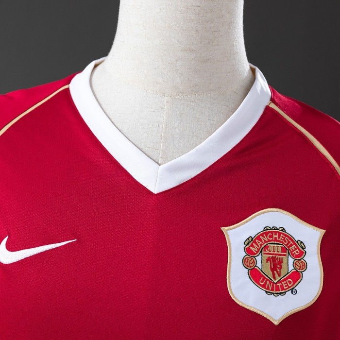 Man United Jersey 2006/07 Retro Home Football Kit