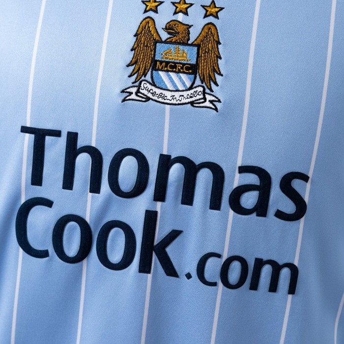 Manchester City Jersey 2007-08 Home Retro Football Kit