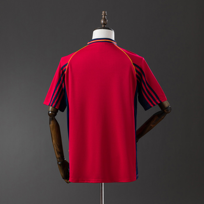 Spain Jersey 1998 Home Retro Football Kit