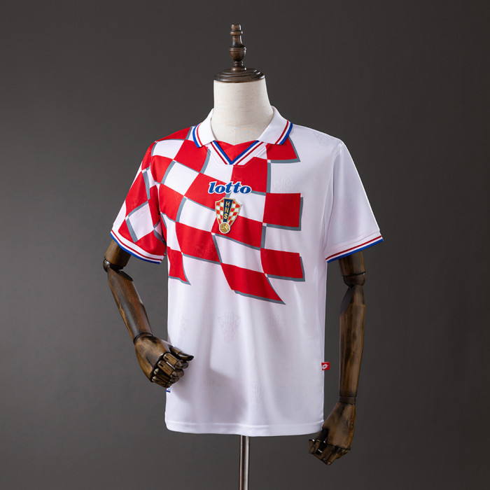 Croatia Jersey 1998 Home Retro Football Kit
