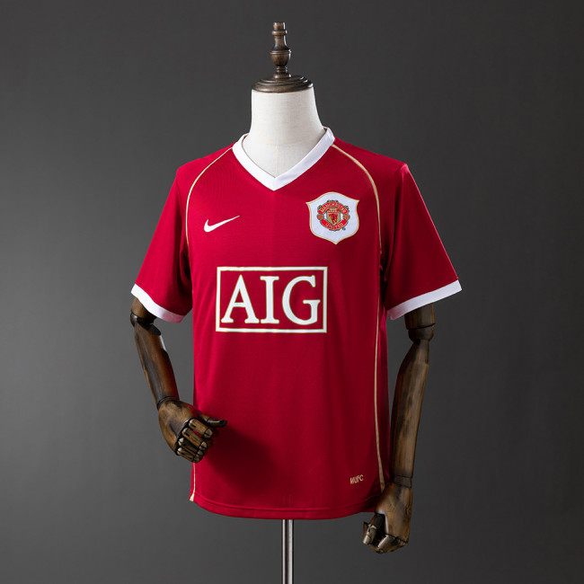 Man United Jersey 2006/07 Retro Home Football Kit