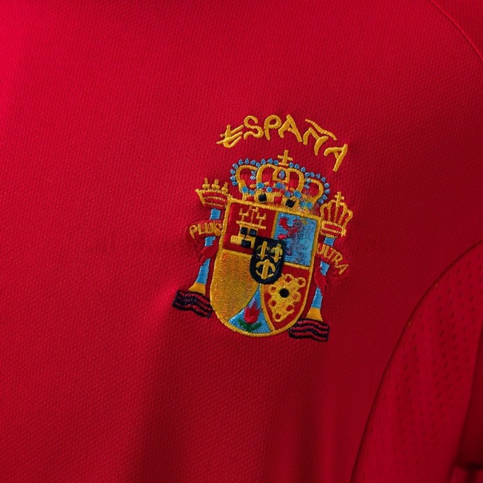 Spain Jersey 2002 Home Retro Football Kit