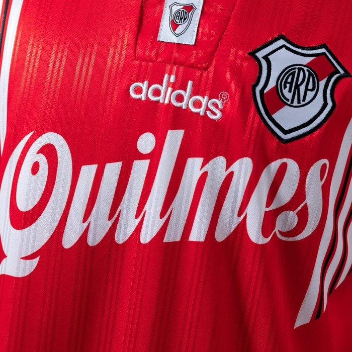 River Plate Jersey 1995-96 Away Retro Football Kit