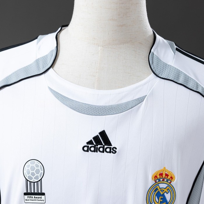 Real Madrid Jersey 2006-07 Home Retro Football Kit