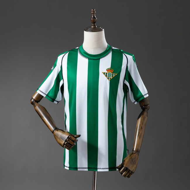 Real Betis Jersey 2003-04 Home Retro Football Kit