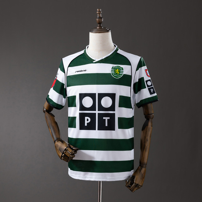 Sporting CP Jersey 2001/03 Home Retro Football Kit