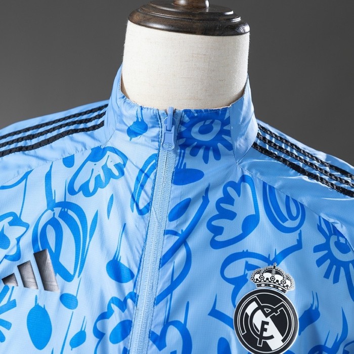 Real Madrid Windbreaker 2025/26 Reversible Football Kit