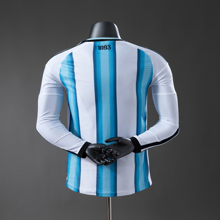 Player Version Argentina Home Jersey 2026 World Cup Football Kit Long Sleeves Soccer Shirt