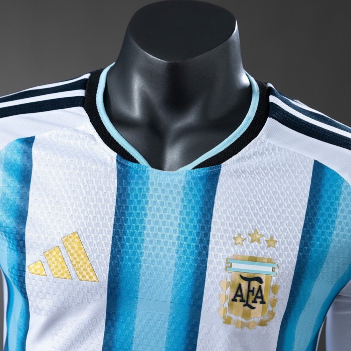 Player Version Argentina Home Jersey 2026 World Cup Football Kit Long Sleeves Soccer Shirt