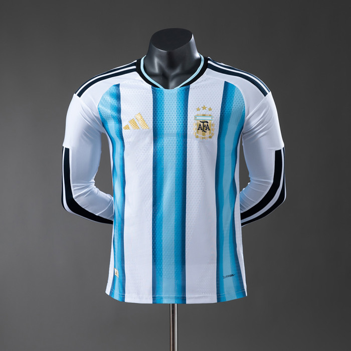 Player Version Argentina Home Jersey 2026 World Cup Football Kit Long Sleeves Soccer Shirt
