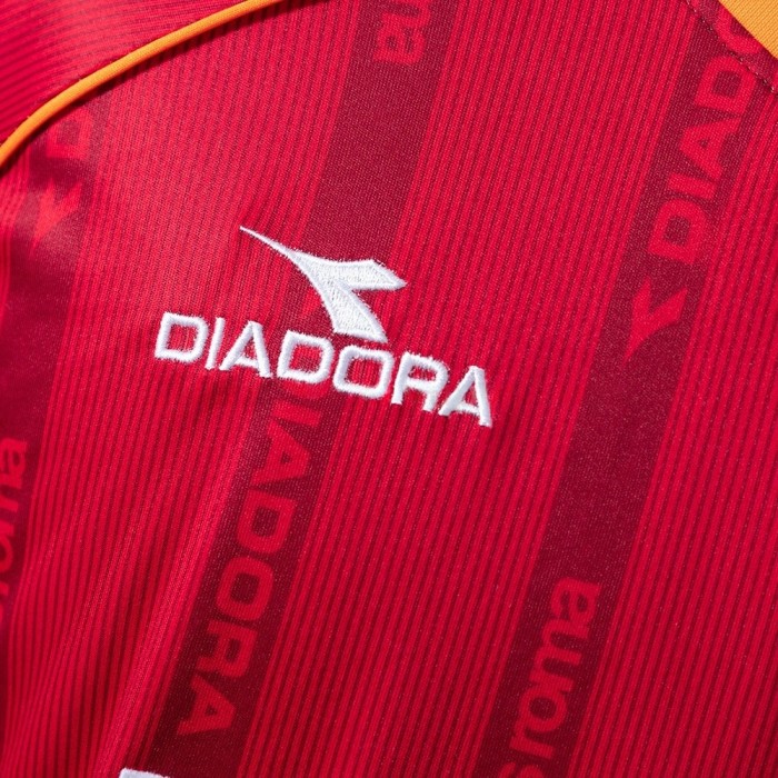 Rome Jersey 1999-00 Home Retro Football Kit Long Sleeves