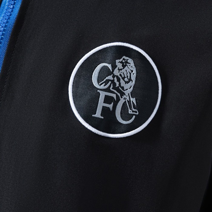 Chelsea Windbreaker 2025/26 Black Football Kit