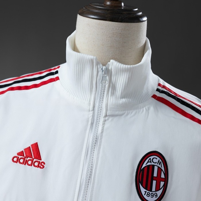 AC Milan Windbreaker 2025/26 White Football Kit