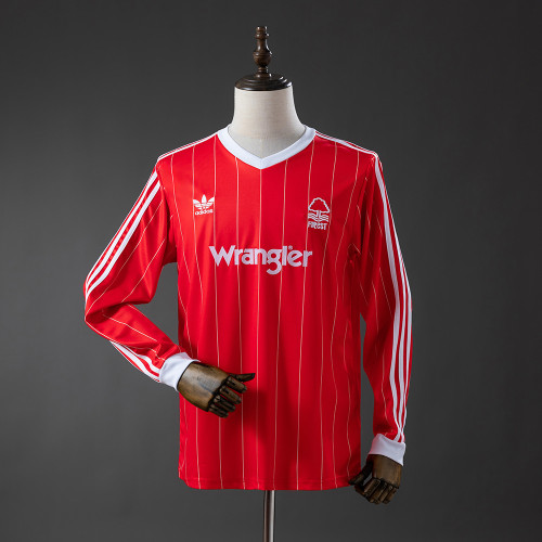 Nottingham Forest Away Jersey 1982-84 Retro Football Kit Long Sleeves