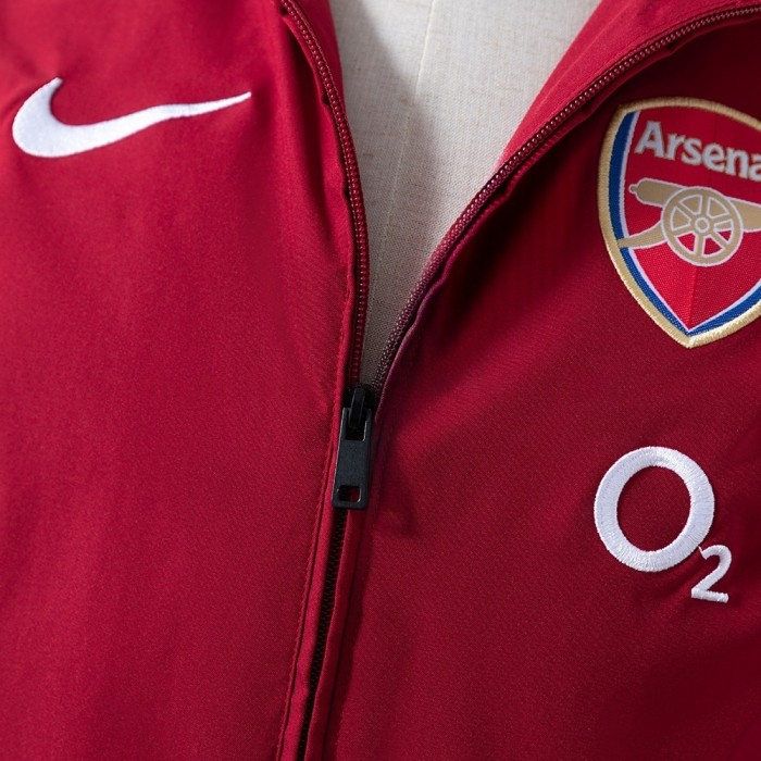 Arsenal Windbreaker 2005-06 Football Kit Soccer Jersey